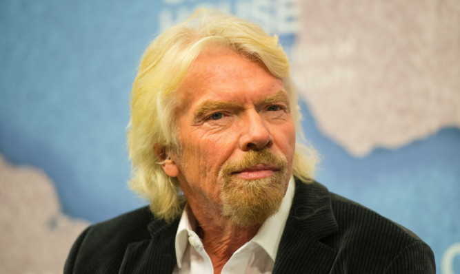 Sir Richard Branson, a Sunday Times Rich List regular whose wealth has fallen.