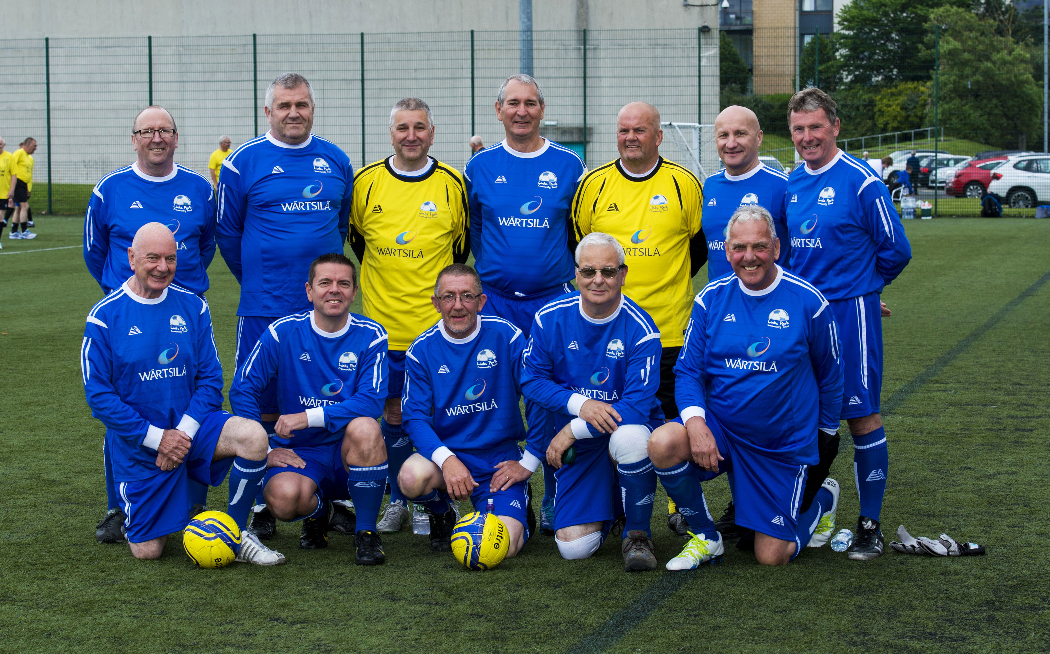 Montrose stars stroll to victory in walking football championship
