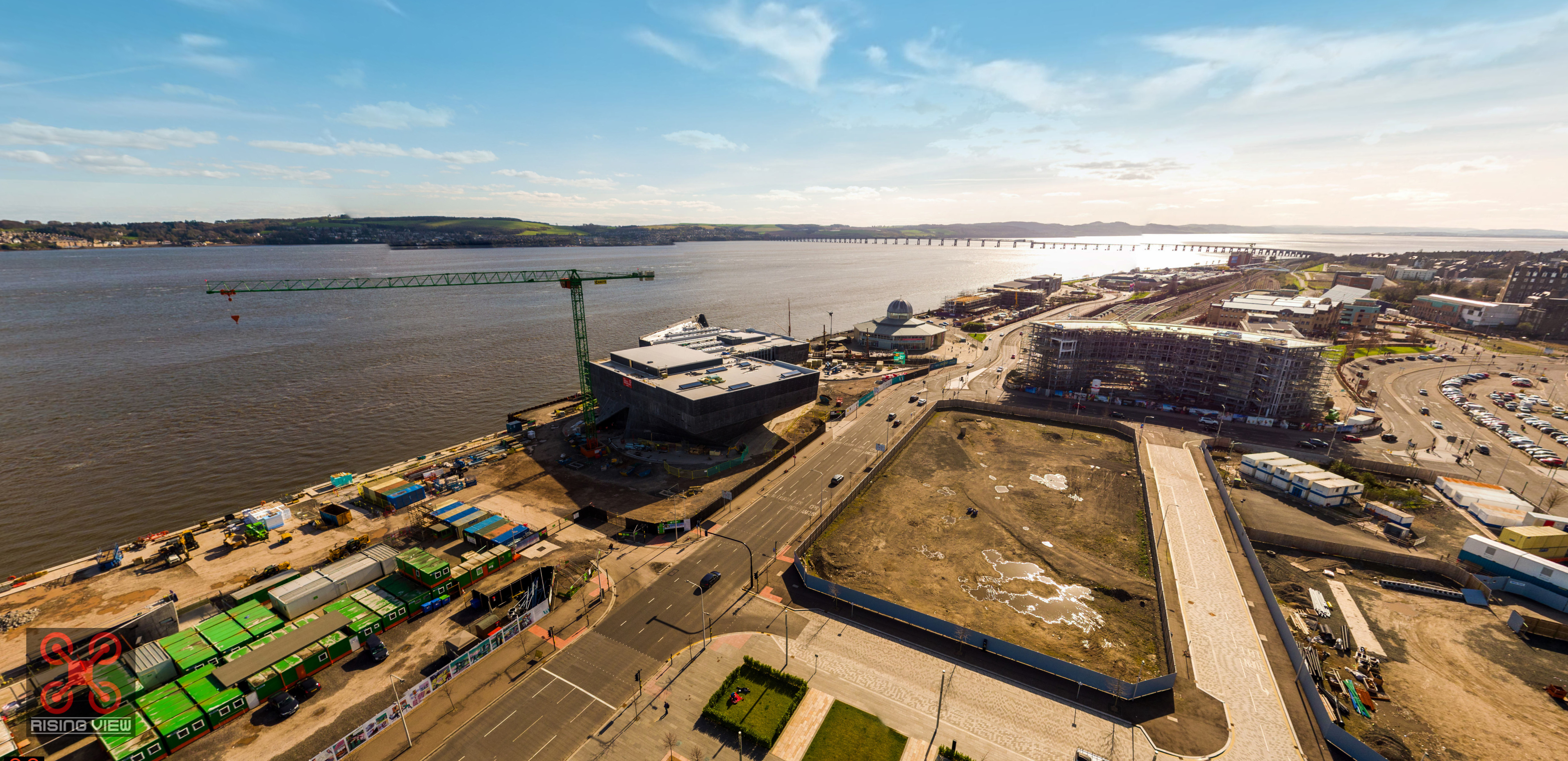 In photos: New aerial shots show Dundee waterfront and V&A taking shape - The Courier