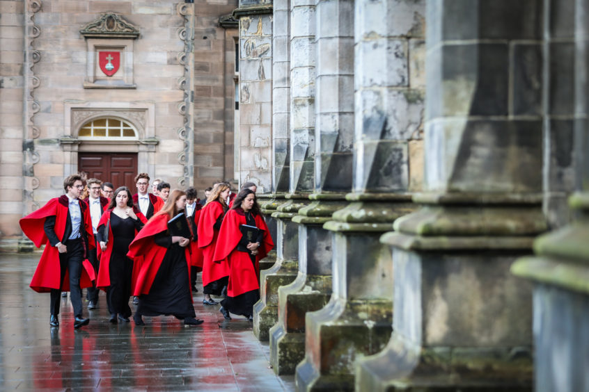 IN PICTURES St Andrews University students celebrate winter graduation