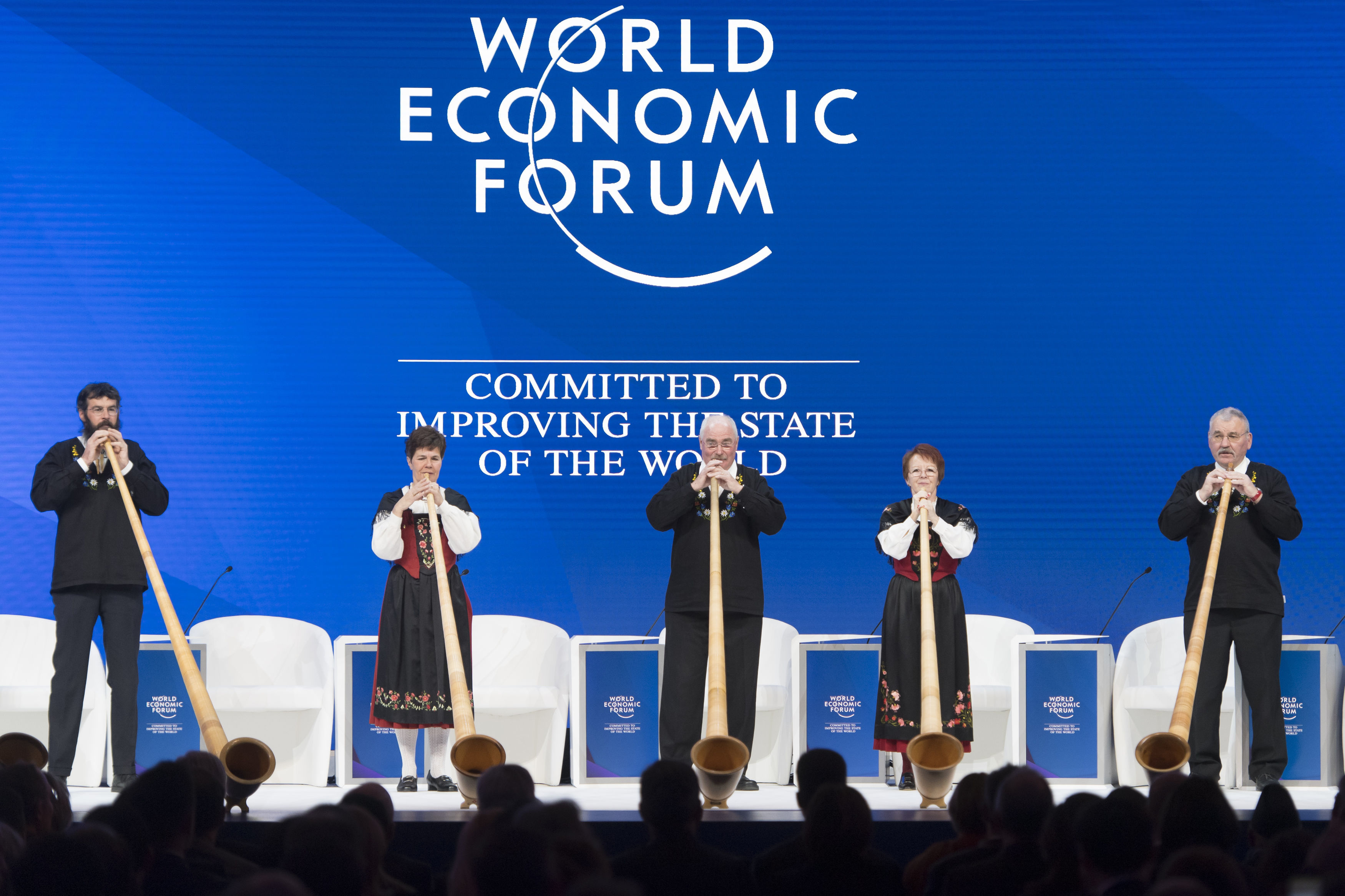 IN PICTURES The annual meeting of the World Economic Forum takes place