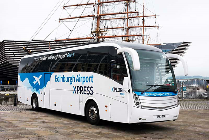 travel dundee airport bus