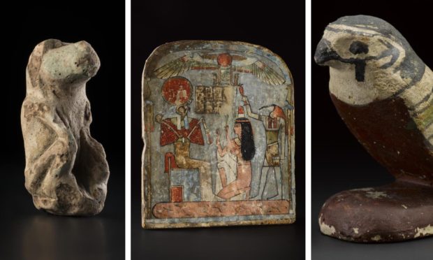Some of the artefacts going on display at Perth Museum.