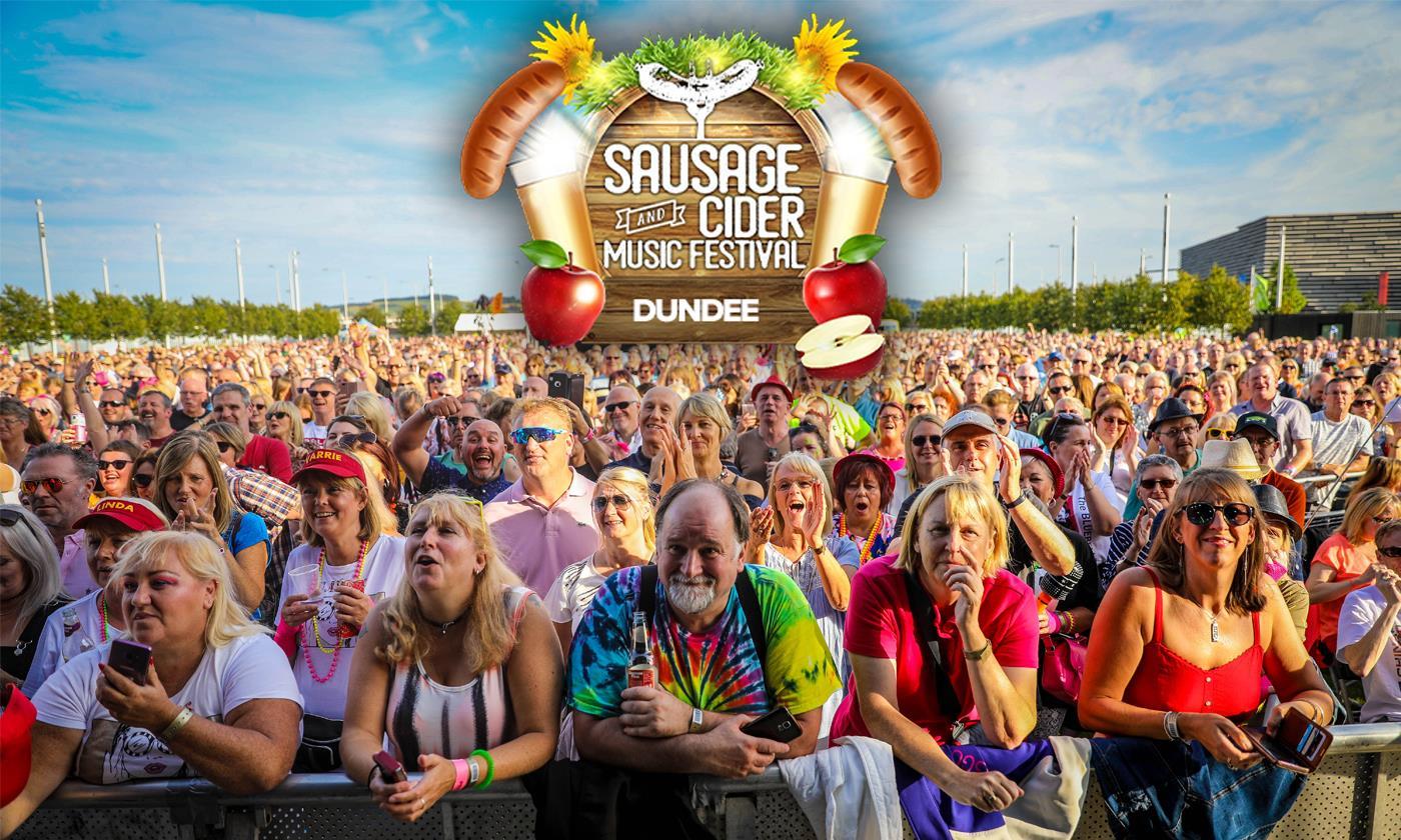 Dundee Sausage and Cider Festival Live music tribute acts lined up