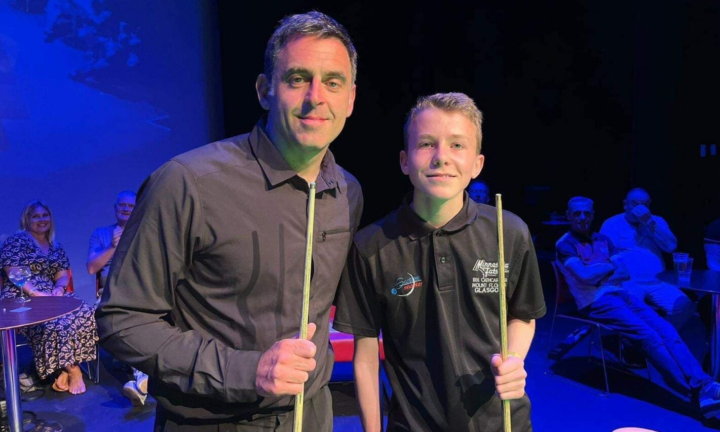 Snooker prodigy from Fife stars against Ronnie OSullivan in Dundee