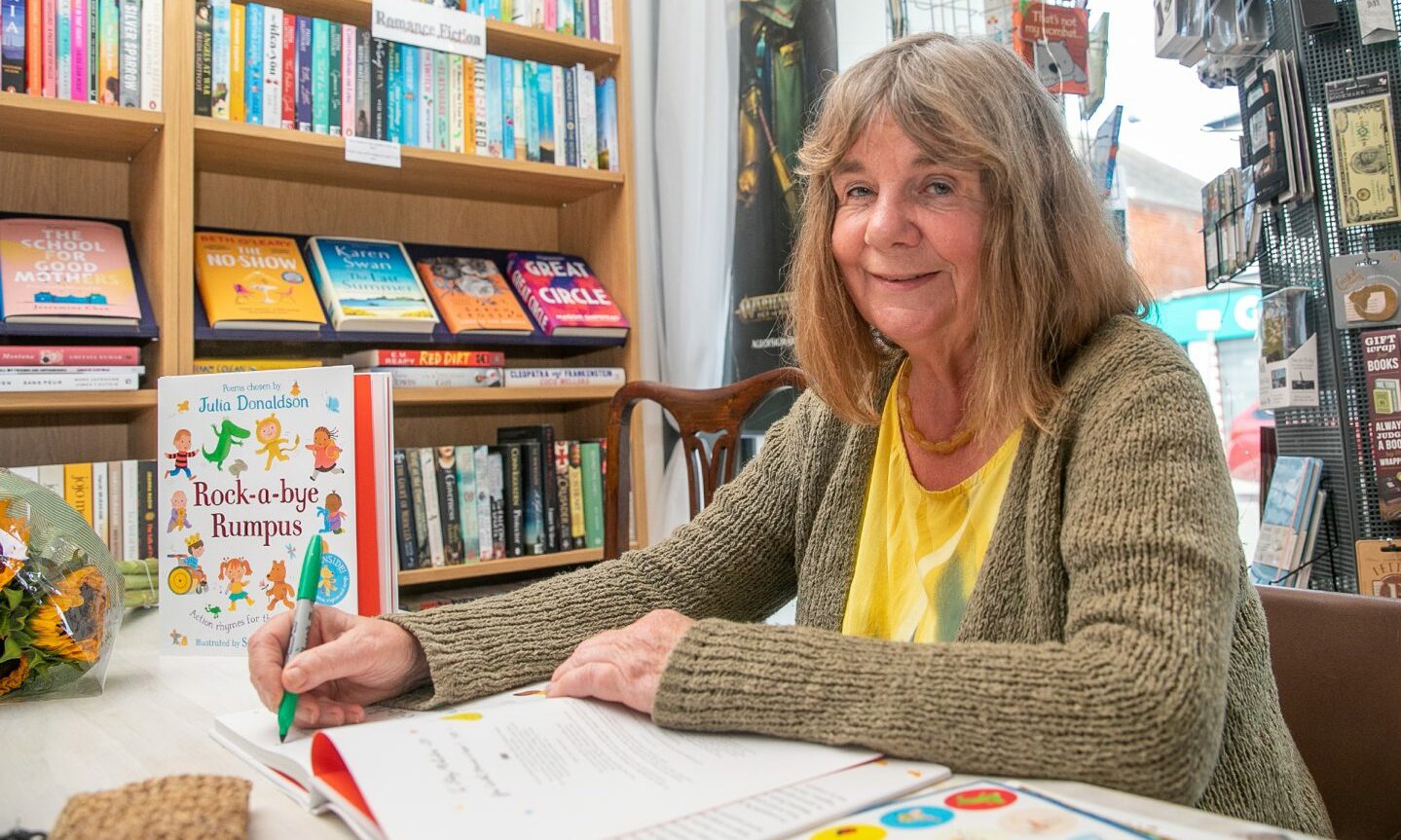 Julia Donaldson returns to Angus primary school to celebrate The Gruffalo's  25th birthday, UK News