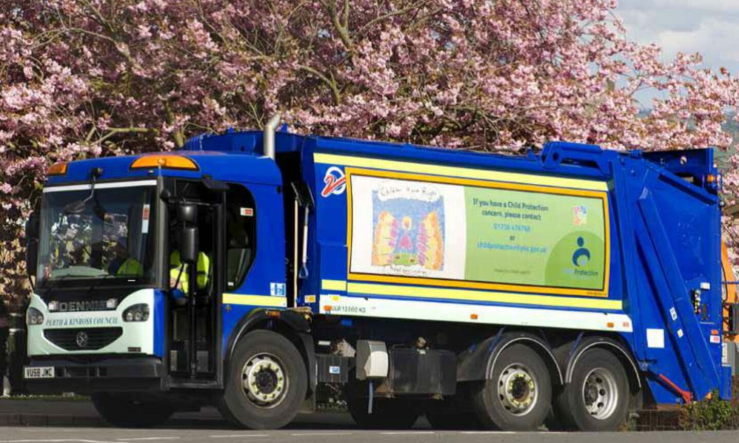 Perth and Kinross new year bin collection calendar