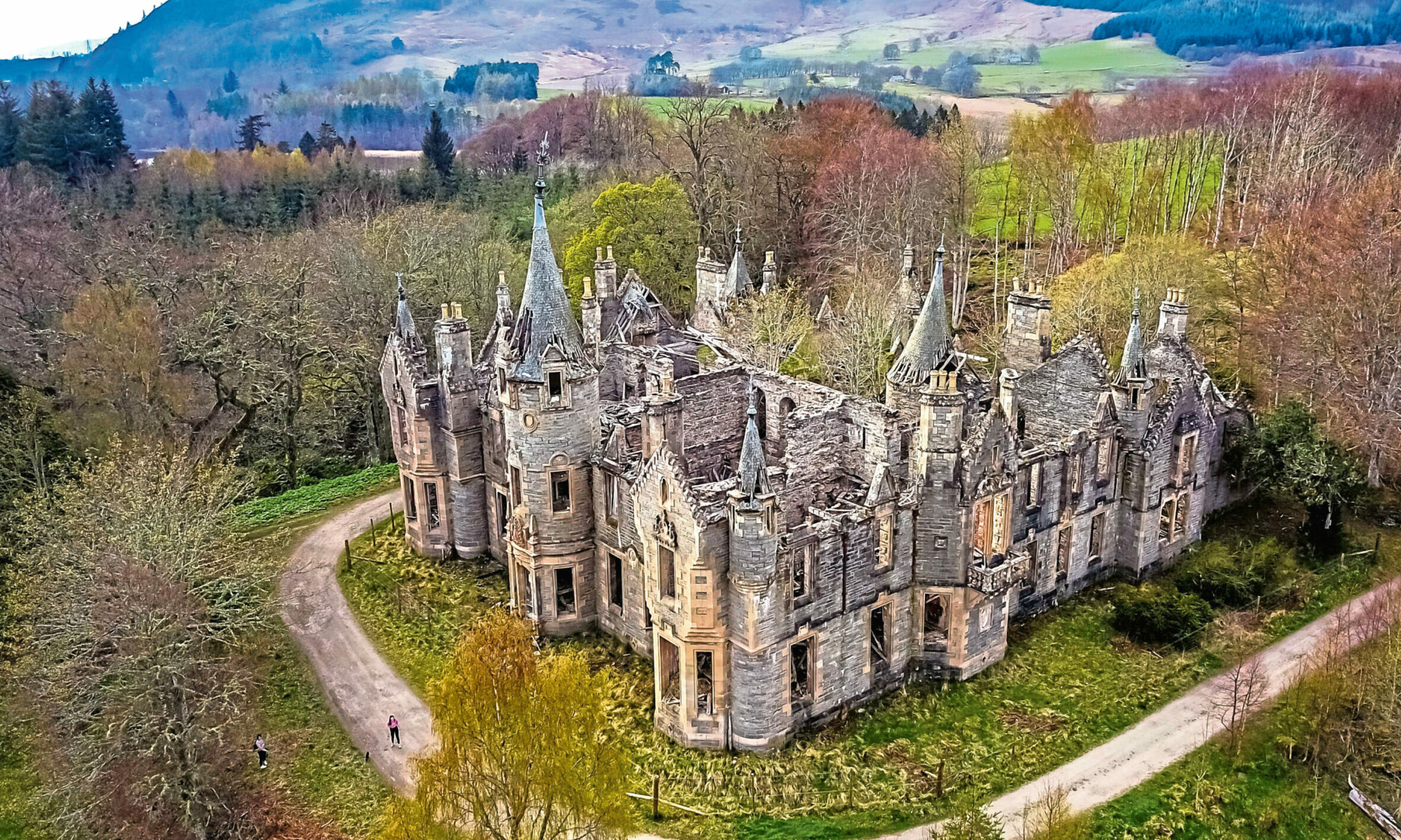 We explore abandoned Dunalastair House in Perthshire