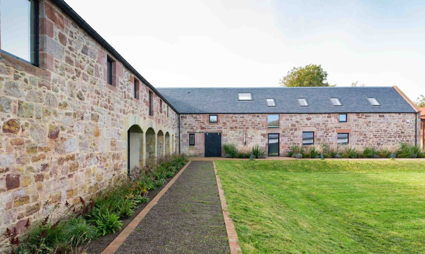 Ruined steading near Loch Leven converted into stunning net zero offices in £850k transformation