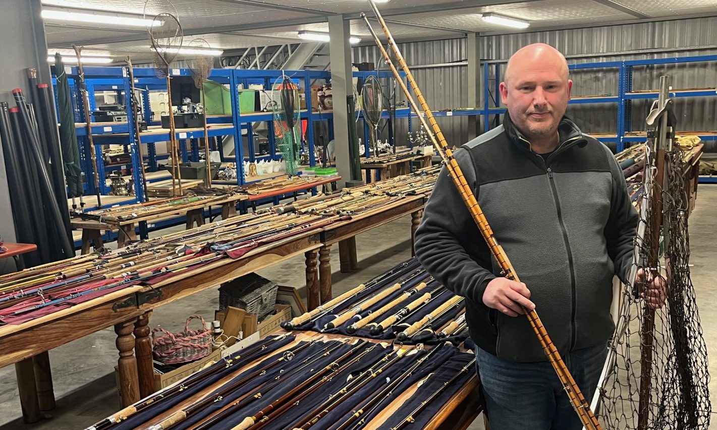 Iain M Smith Auctioneers selling huge collection of angling gear