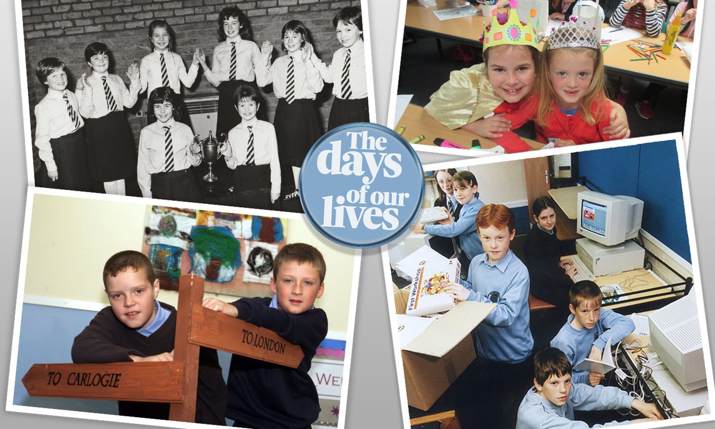 The days of our lives: Are you in these old school photos from Carlogie Primary School?